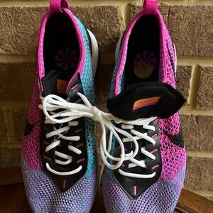 NEW Nike Air Max Flyknit Racer Women Fuchsia FD0822-500 SZ 8 WOMENS